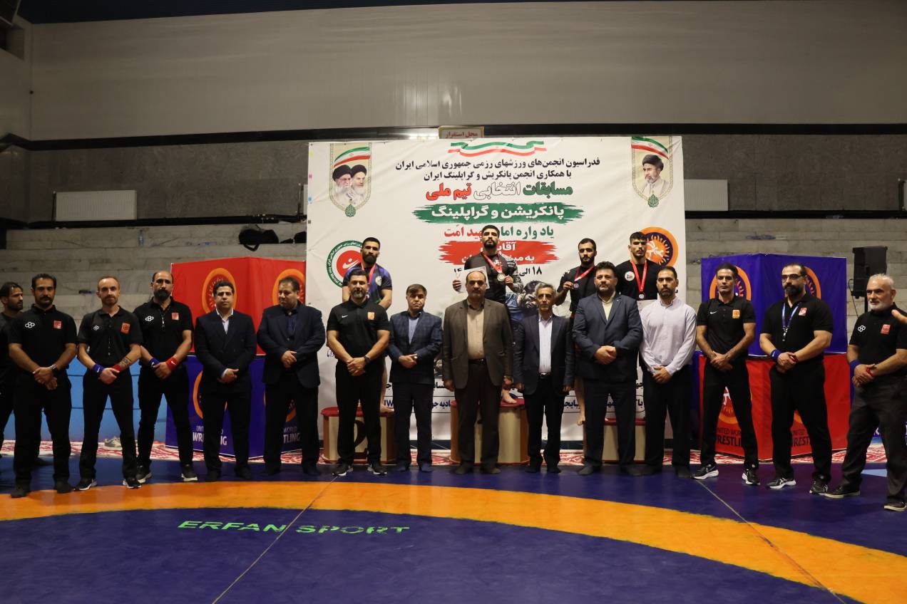 برگزاری مسابقات انتخابی تیم ملی گراپلینگ در یادواره امام شهدای امت در زنجان